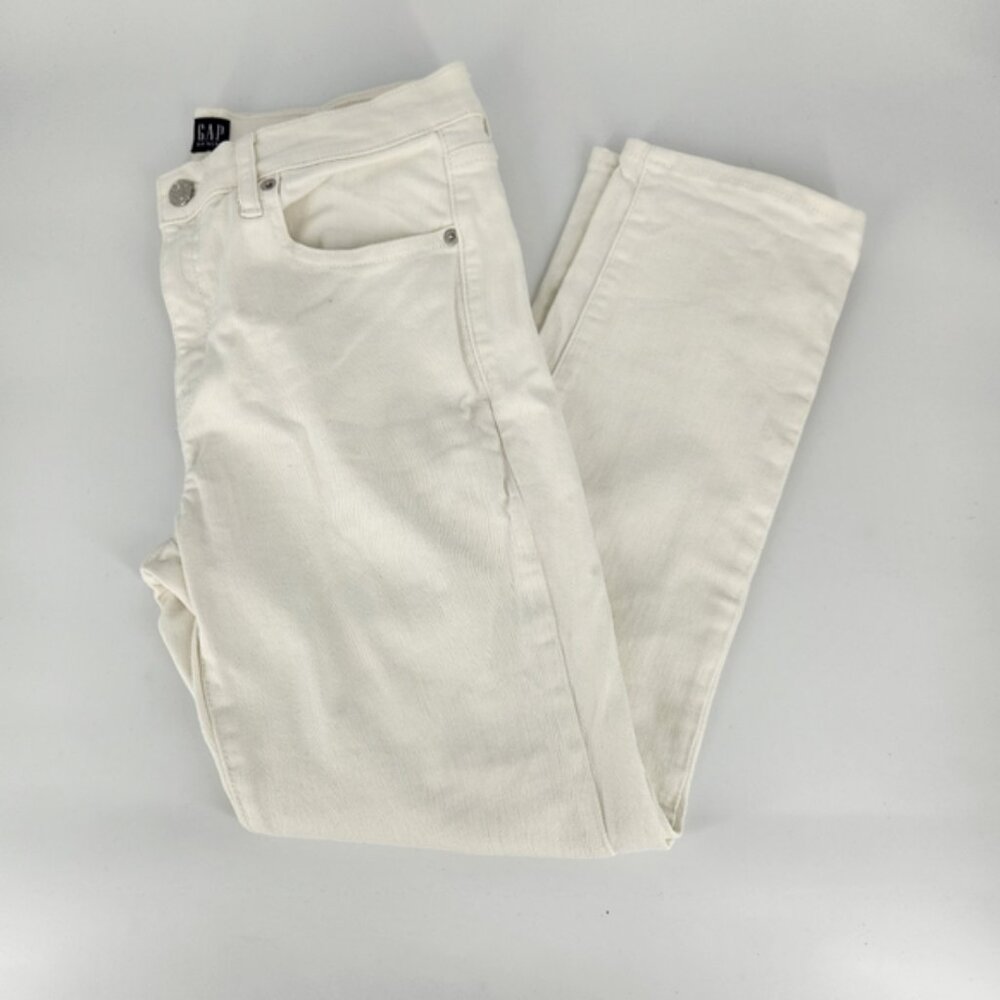 Gap Women's White Skinny Jeans Best Girlfriend Size 6 Regular